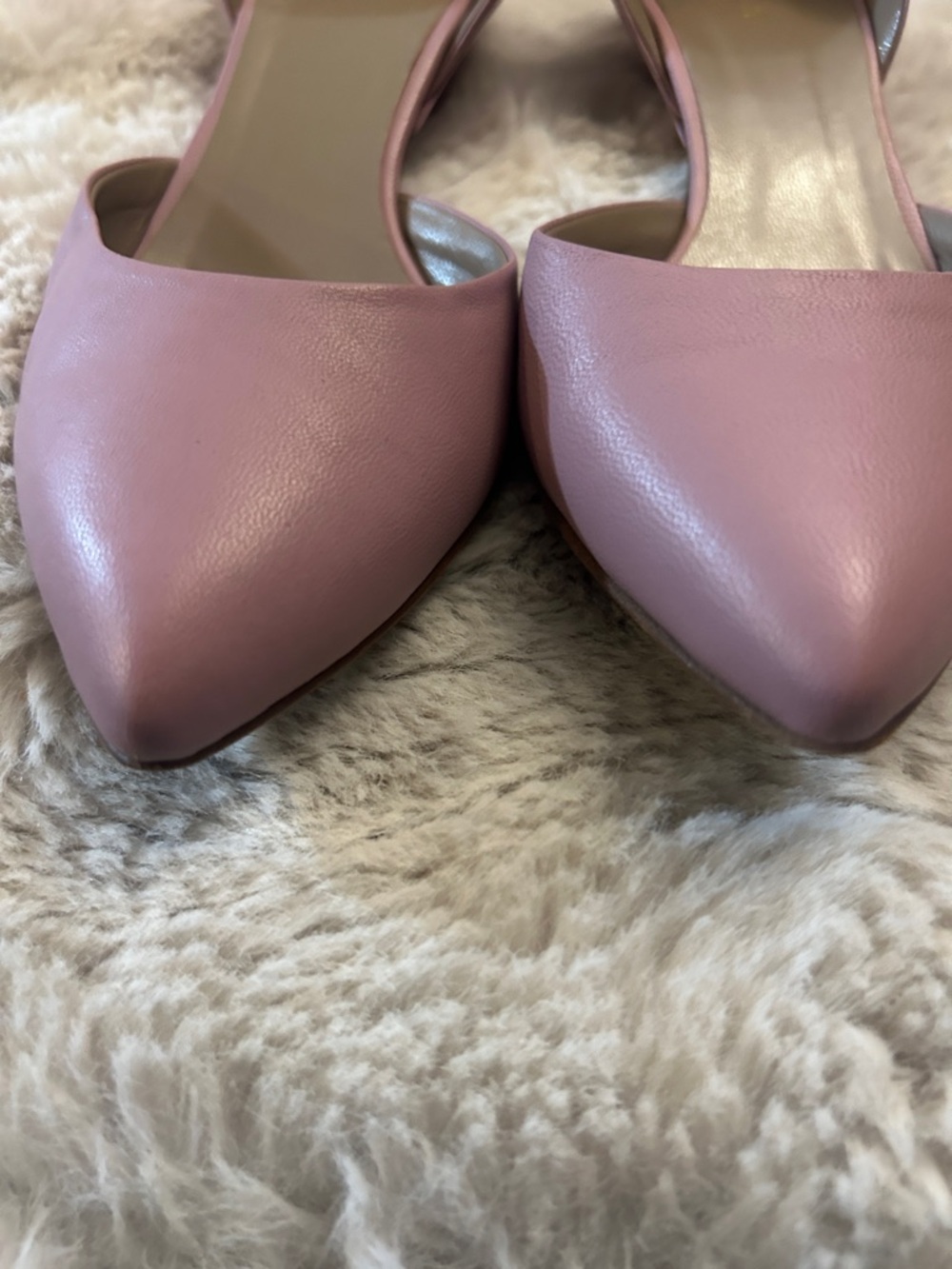 Furla Dusty Rose Pointed-Toe D'Orsay Heels - Picture 3 of 14